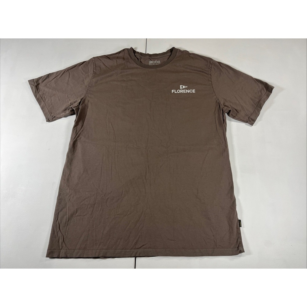 Florence Marine X Shirt Men's XL Hawaii North Shore Surf Beige Logo